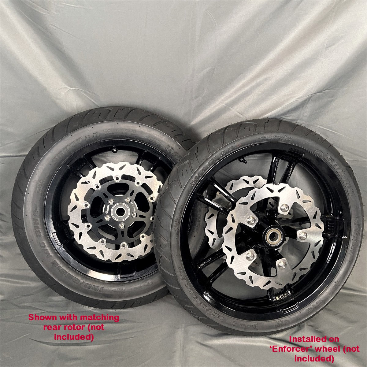 Geezer Engineering 11.8-inch Enforcer Style Floating Brake Rotor double front & rear