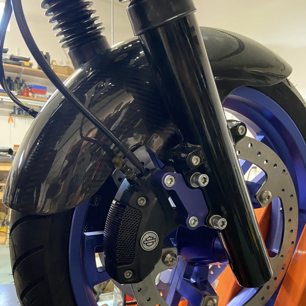 Geezer Engineering Carbon Fiber front fenders for Harley touring models!