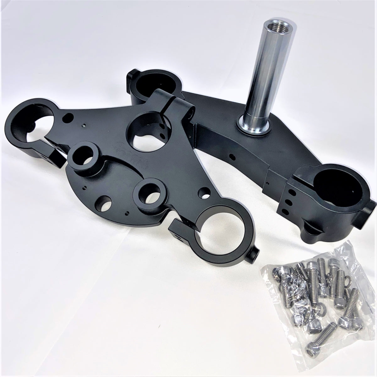 Geezer Engineering Reduced Trail Triple-Tree Kit for Harley 2014 & later Touring Models