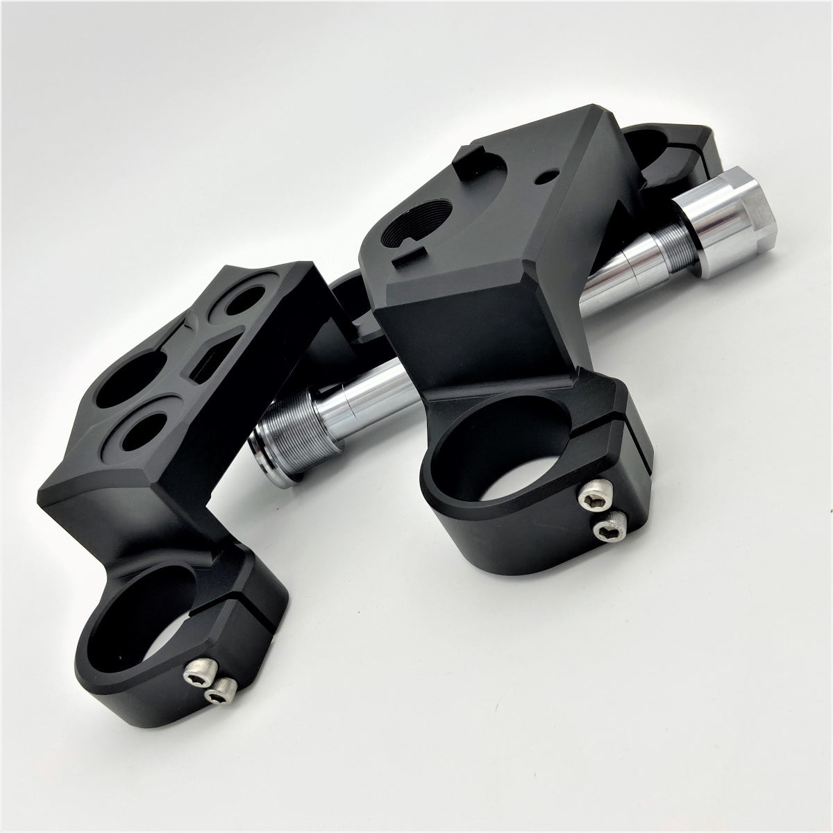 Geezer Engineering 49mm 2-inch drop Triple-Trees for Harley Dyna/FXR/XL style frames