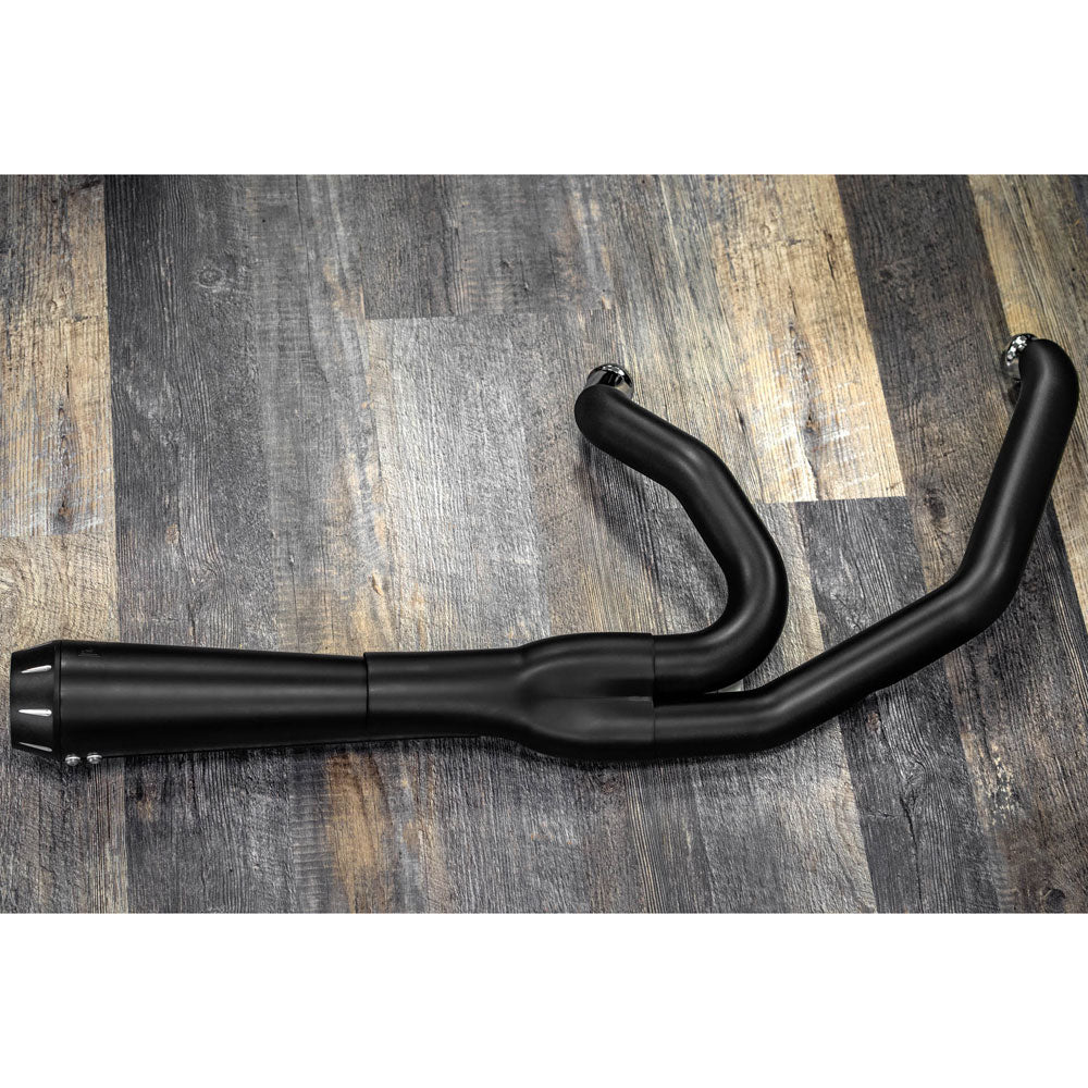 Bassani Road Rage 2-1 Exhaust for 2018-2023 Harley FXBB/FXLR/FLSL/FXFB - Black