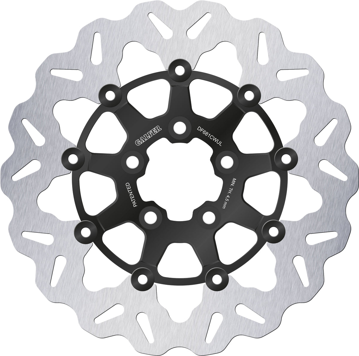 11.5" Standard Floating Wave® Rotor - Rear - Harley Davidson