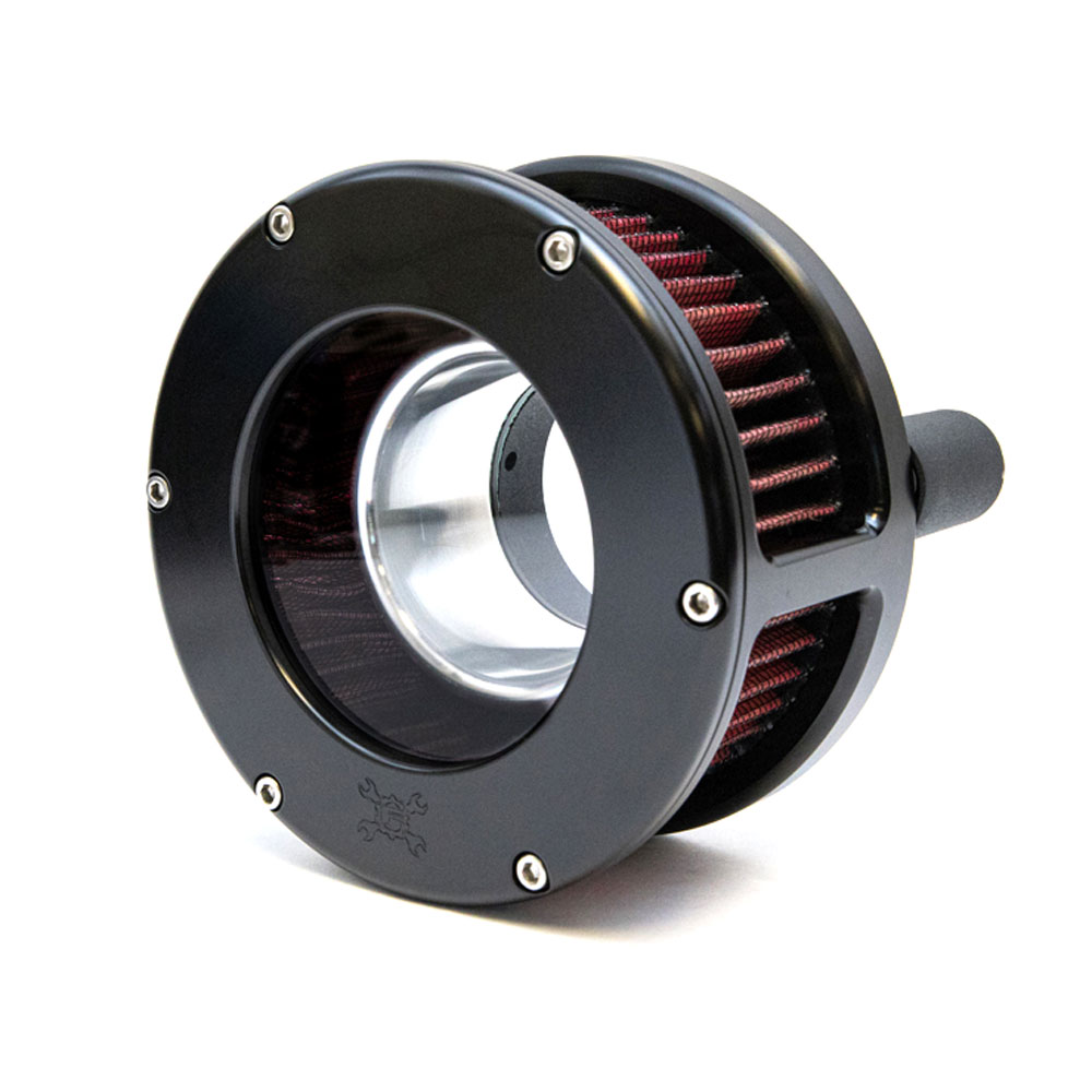 Feuling BA Air Cleaner Kit for 2017-2023 Harley M8 - Clear Black Cover