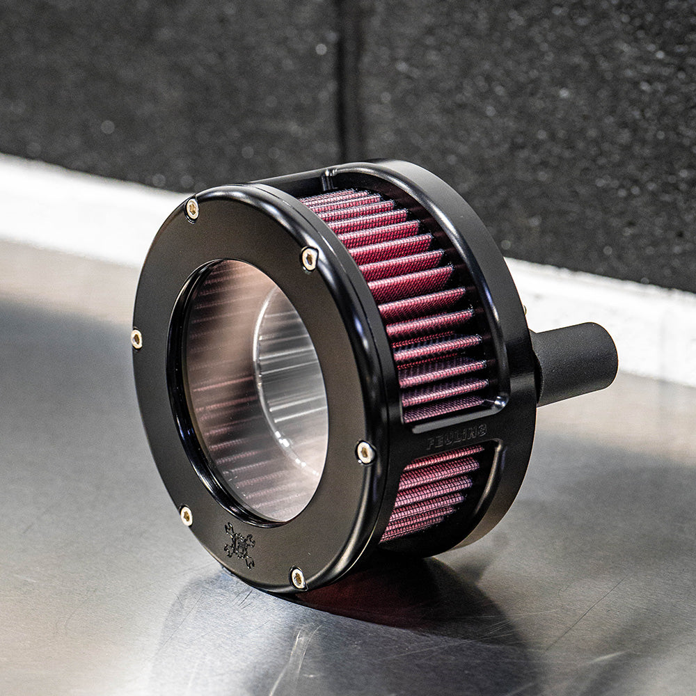 Feuling BA Air Cleaner Kit for 2017-2023 Harley M8 - Clear Black Cover