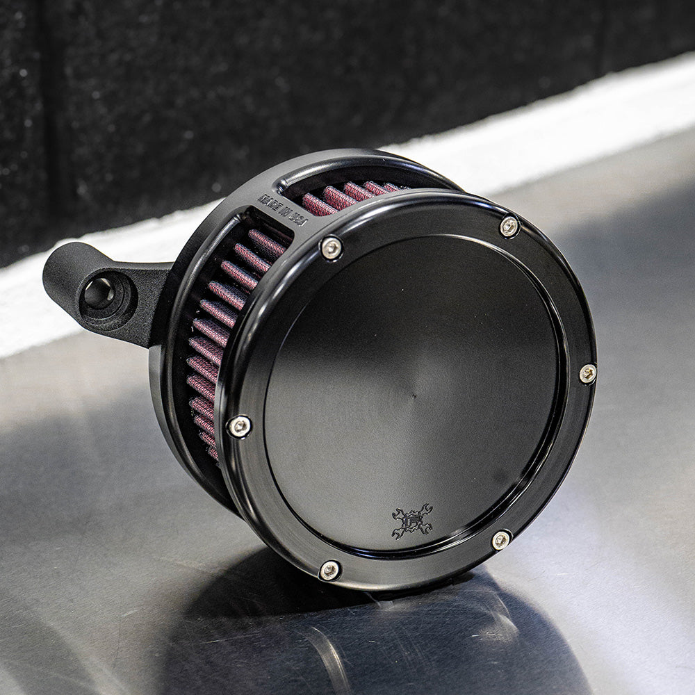 Feuling BA Air Cleaner Kit for 2017-2023 Harley M8 - Solid Black Cover