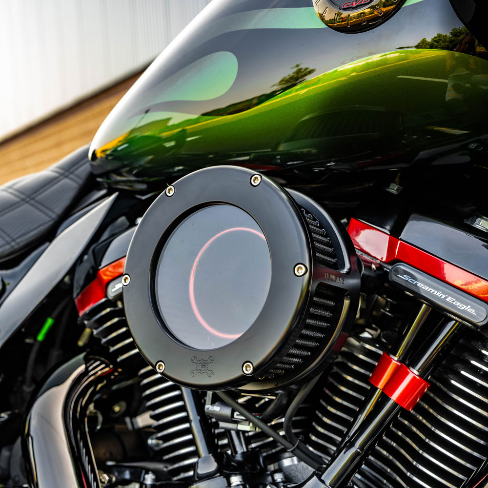 Feuling BA Air Cleaner Kit for 2017-2023 Harley M8 - Clear Black Cover