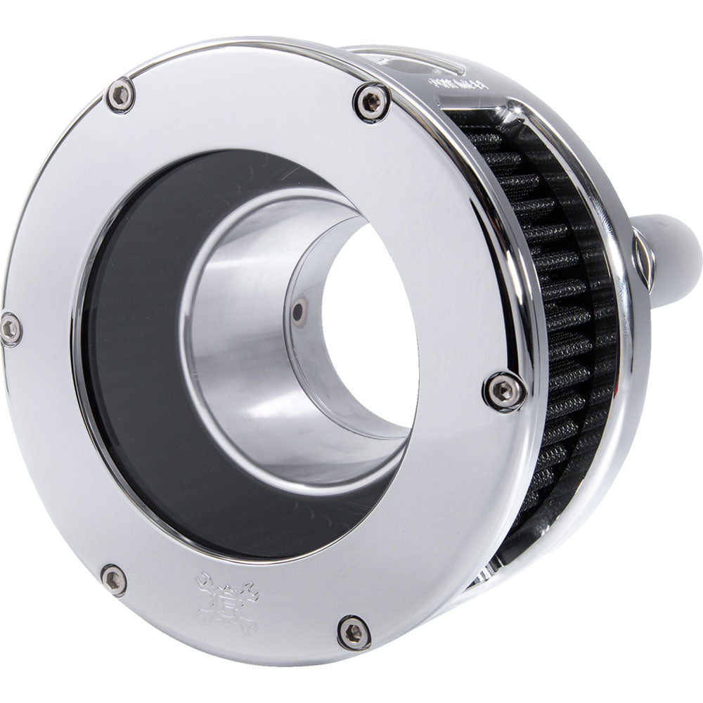 Feuling BA Air Cleaner Kit for 2017-2023 Harley M8 - Clear Chrome Cover