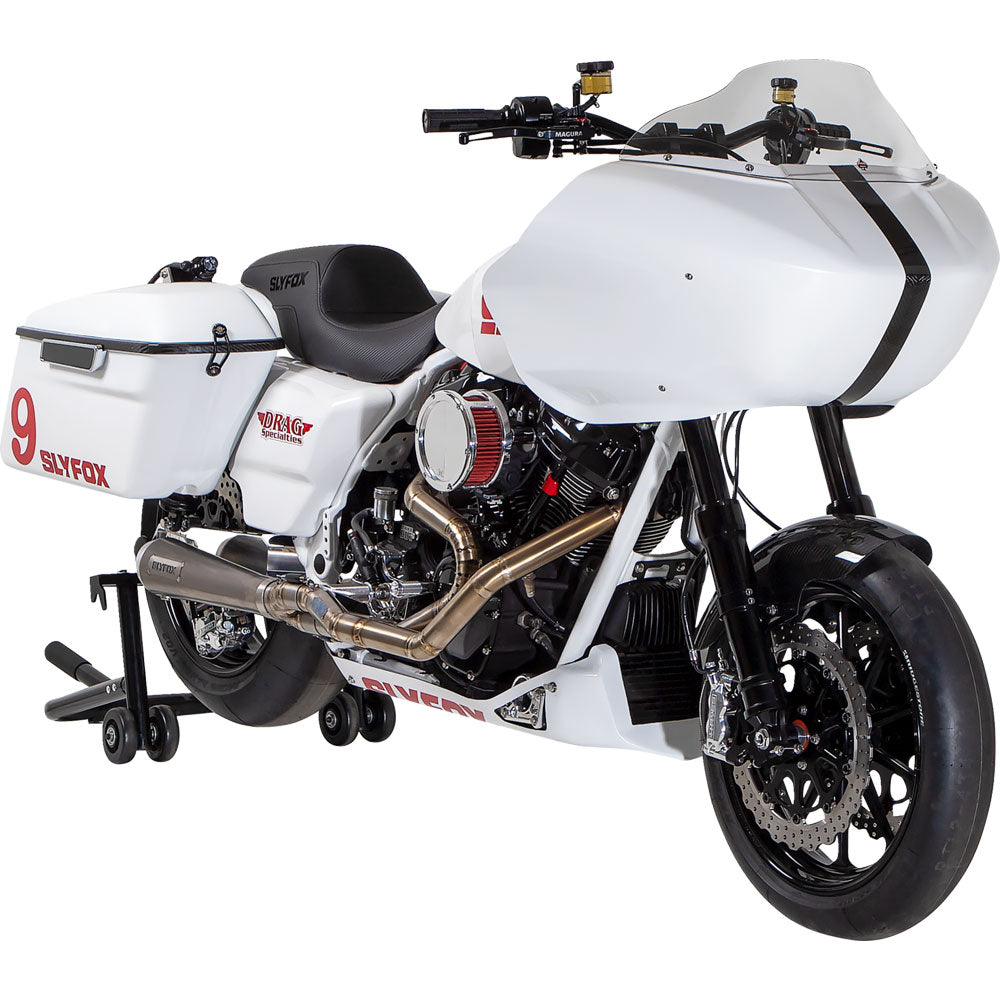 Feuling BA Air Cleaner Kit for 2017-2023 Harley M8 - Solid Chrome Cover