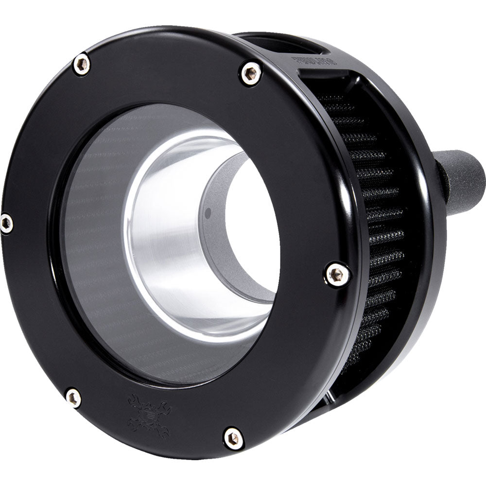 Feuling BA Air Cleaner Kit for 2017-2023 Harley M8 - Clear Black Cover