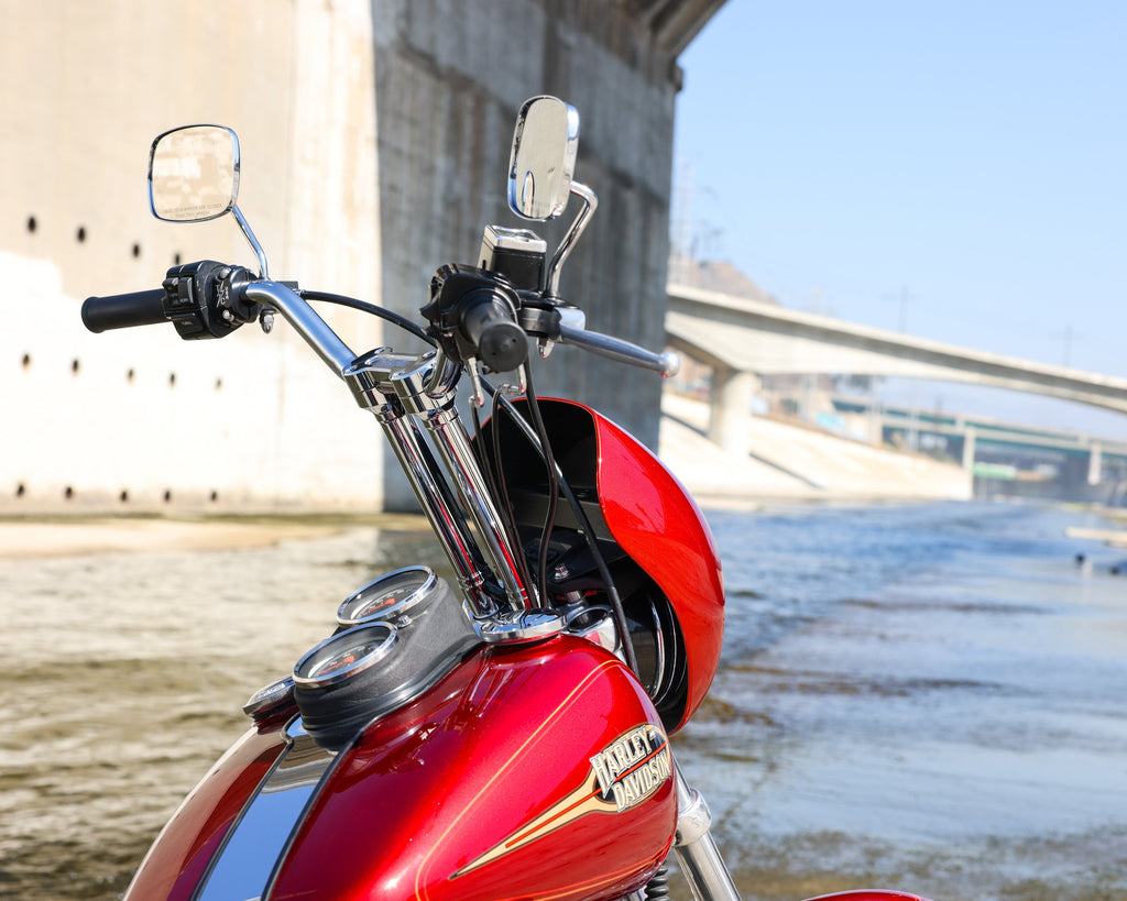 Thrashin Hole Shot Risers - Chrome