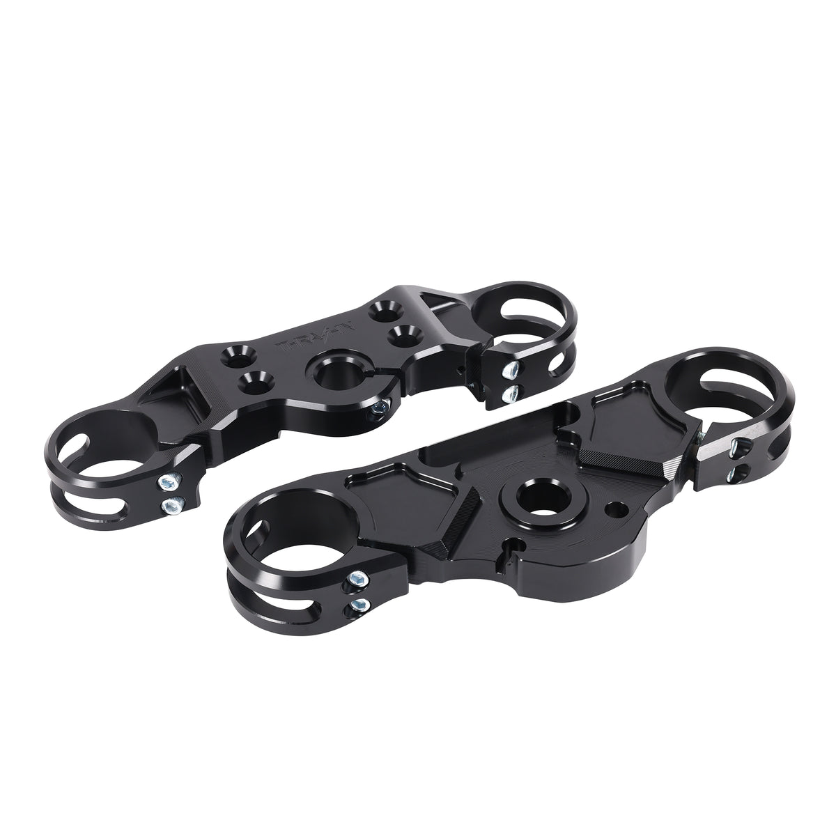 Thrashin Supply Adjustable Drop Triple Tree Set | Softail - Black