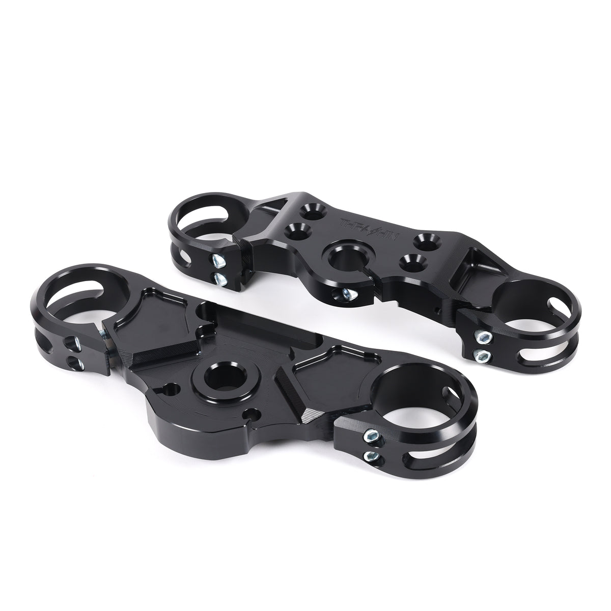 Thrashin Supply Adjustable Drop Triple Tree Set | Softail - Black