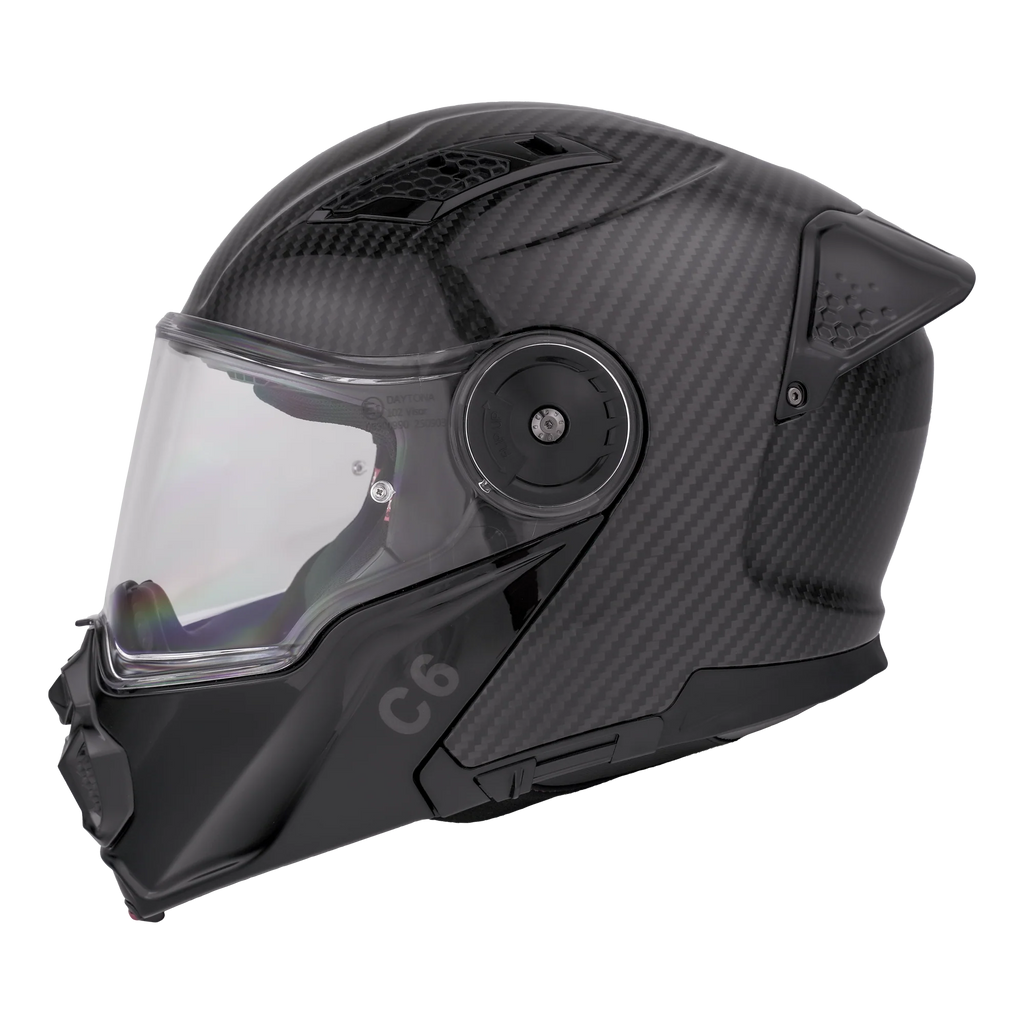 D.O.T. & ECE Daytona C6- Grey Carbon Fiber
