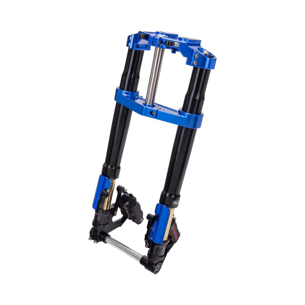 OG Blue 2014-2023 Touring Inverted Front End Complete kit Drop 1 inch