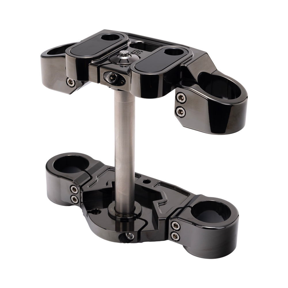 Black Chrome OG 2018-Up Softail 49mm Drop 1 inch Triple Trees kit