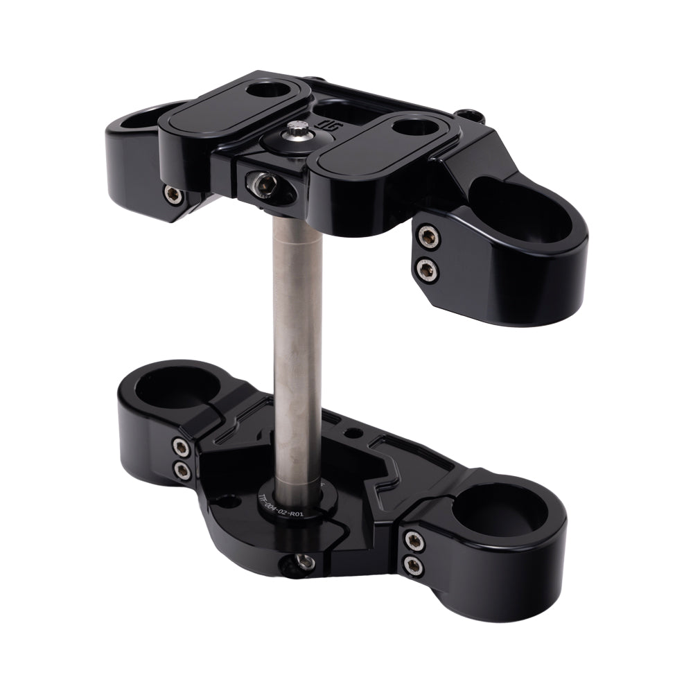 Black OG 2018-Up Softail 49mm Drop 1 inch Triple Trees kit