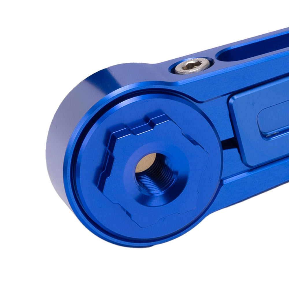 Blue Billet Pivot Cover for OG Adjustable Brake Arm Touring Models