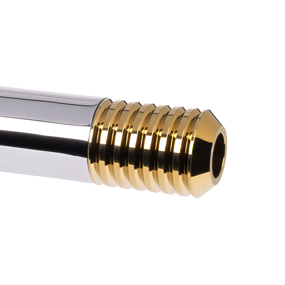 OG Replacement Billet Crash Bar Sliders Gold Plating On Chrome