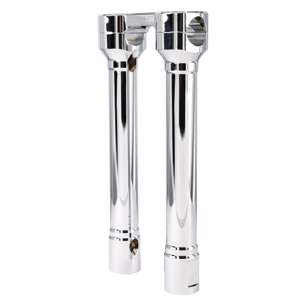 Thrashin Hole Shot Risers - Chrome