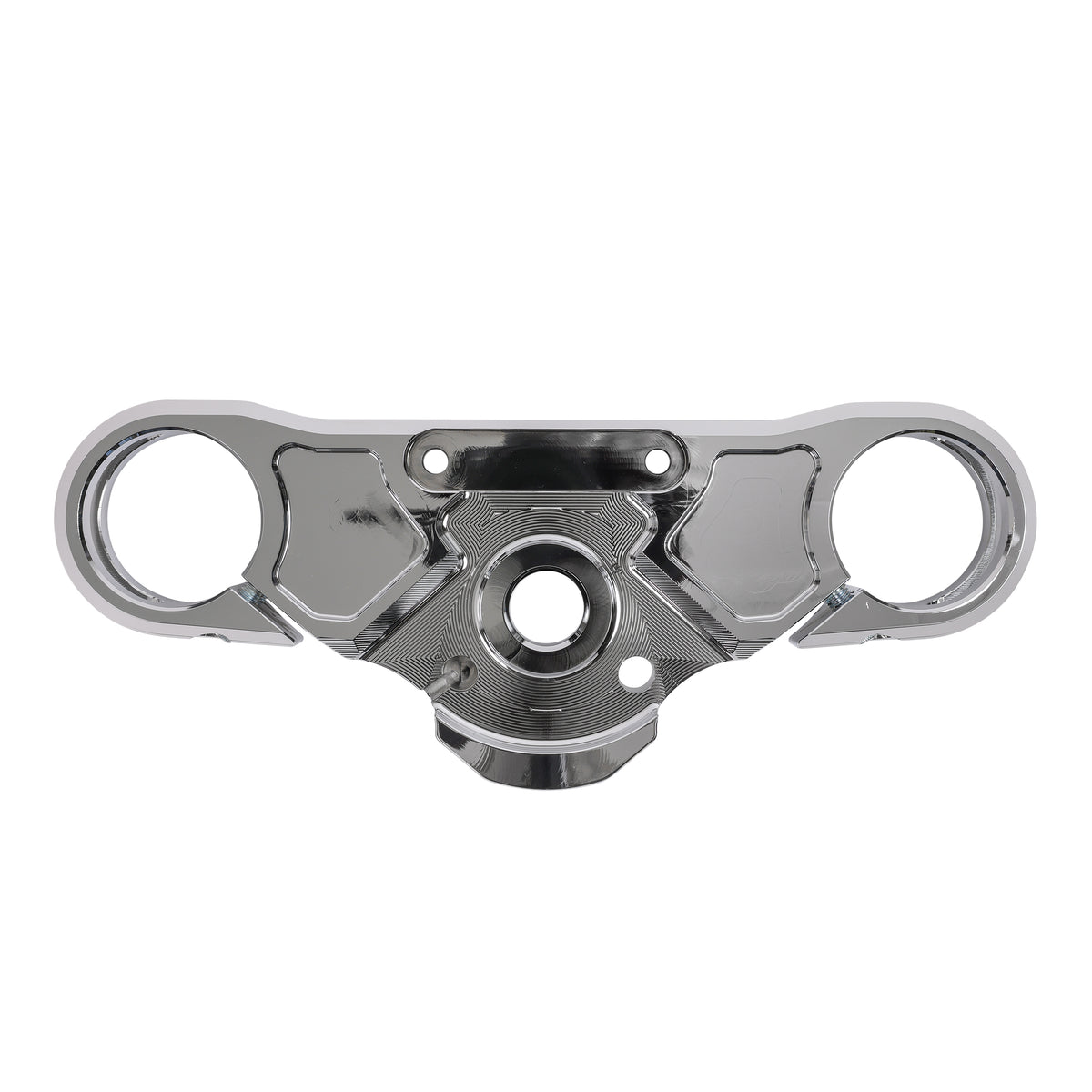 Thrashin Supply Adjustable Drop Triple Tree Set | Softail - Chrome