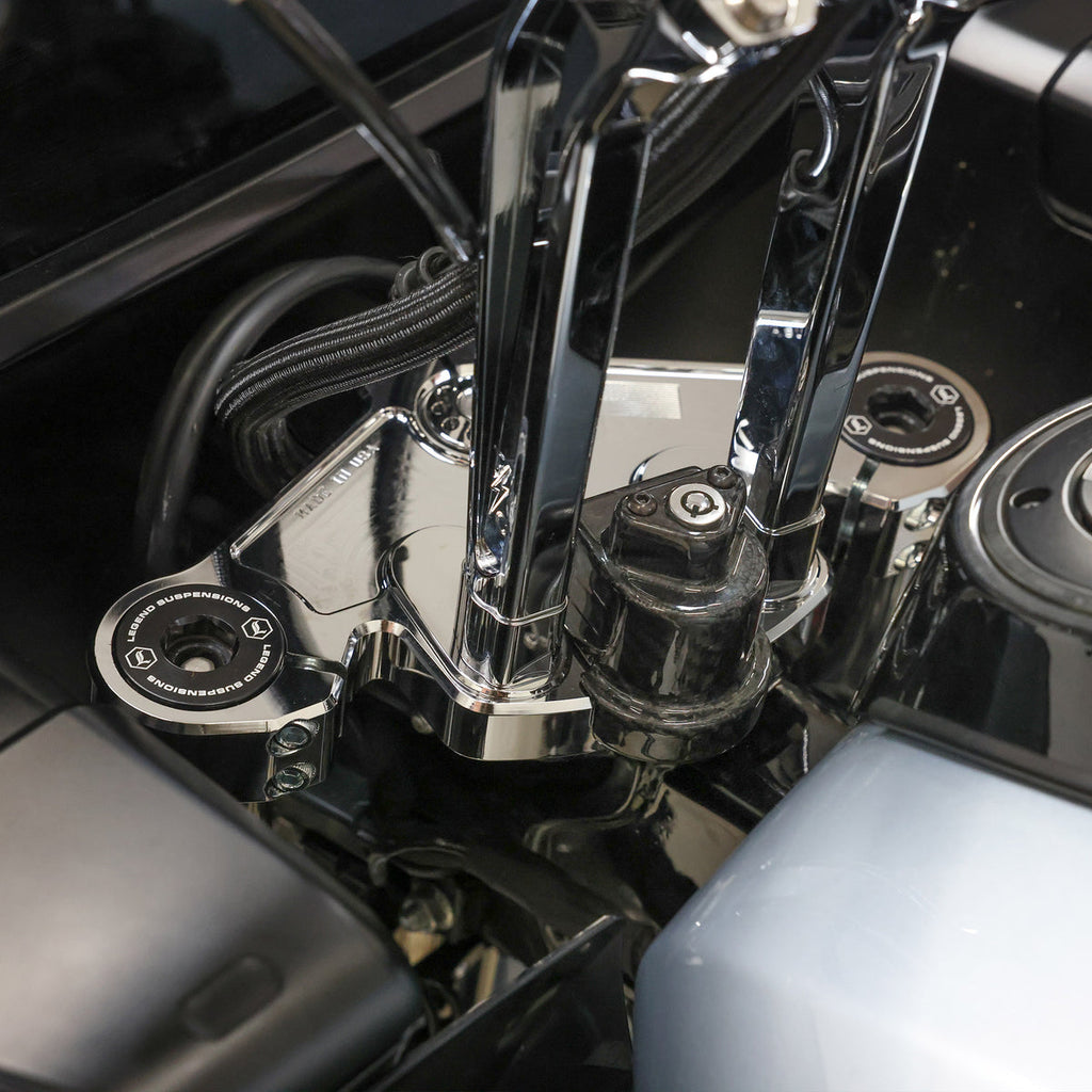 Thrashin Supply Top & Bottom Tree Kit | 2024+ Road Glide - Chrome