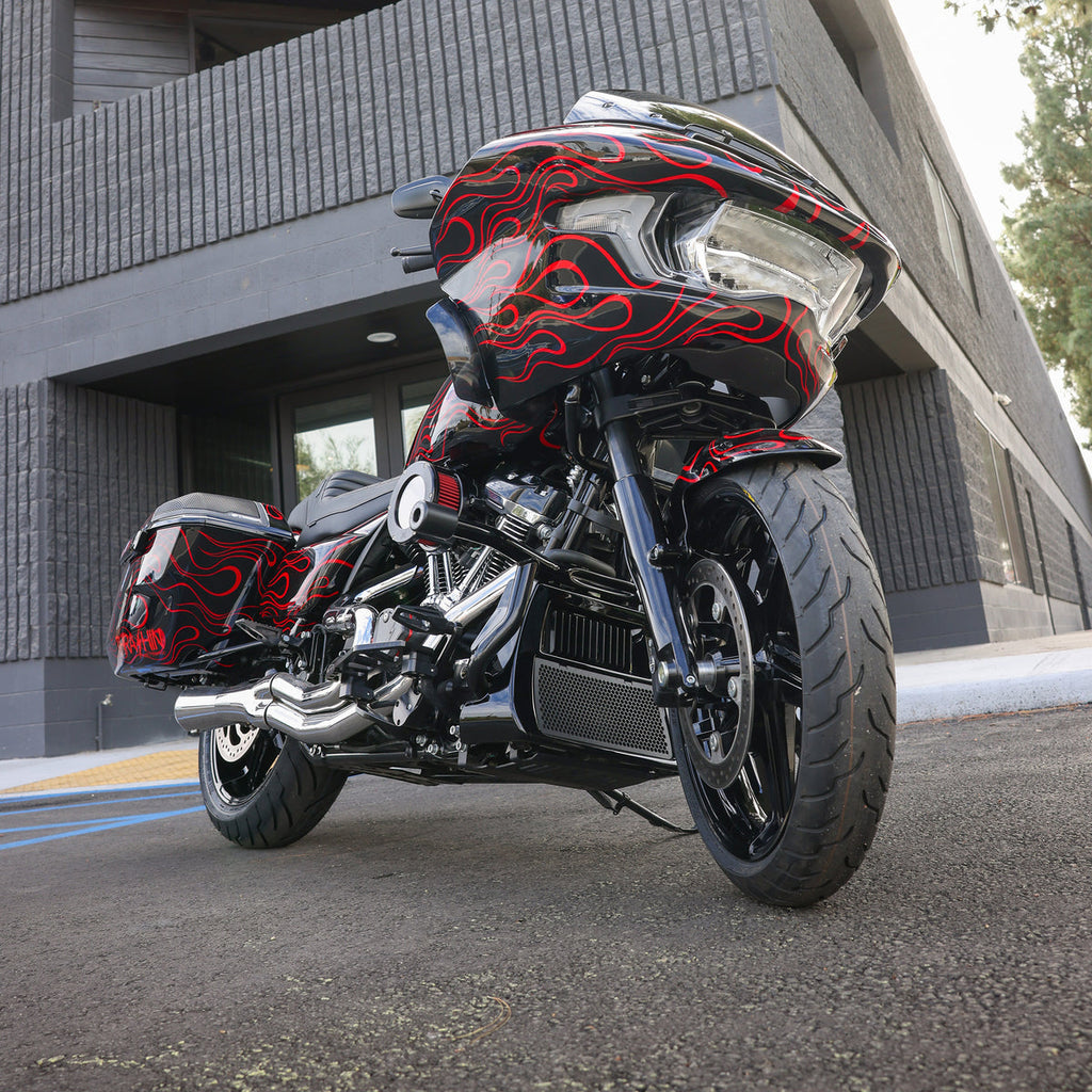 Thrashin Supply Top & Bottom Tree Kit | 2024+ Road Glide - Black