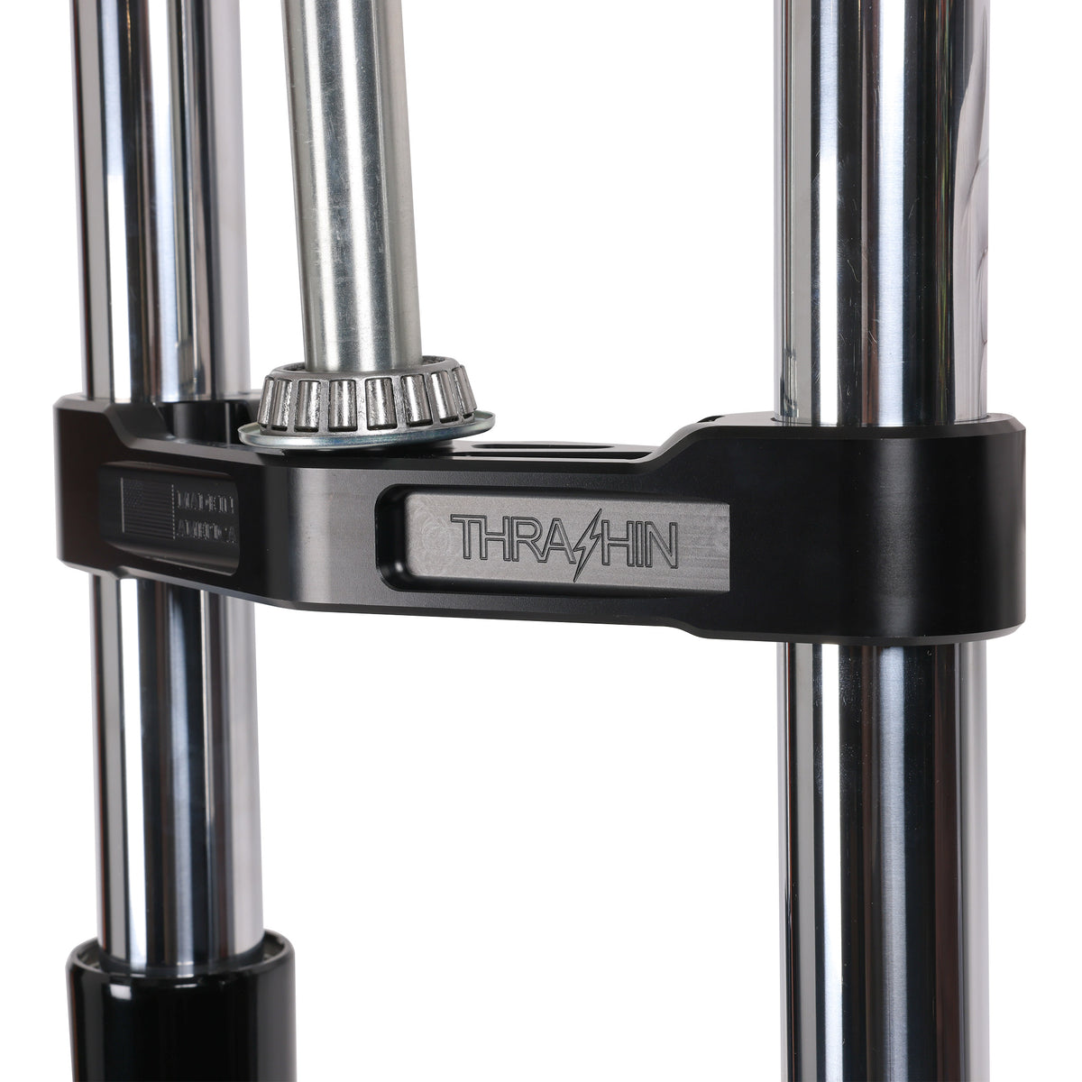 Thrashin Supply Top & Bottom Tree Kit | 2024+ Road Glide - Black