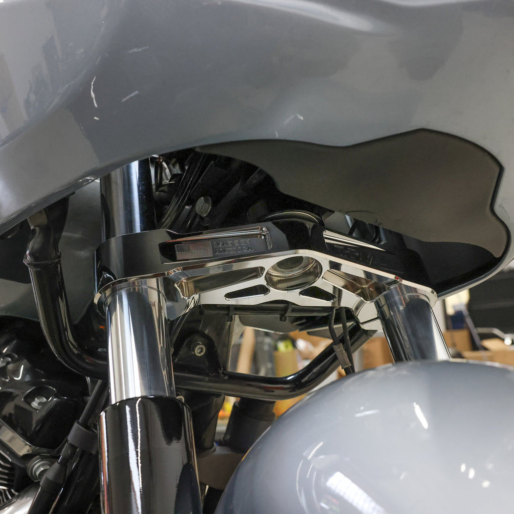 Thrashin Supply Top & Bottom Tree Kit | 2024+ Road Glide - Chrome