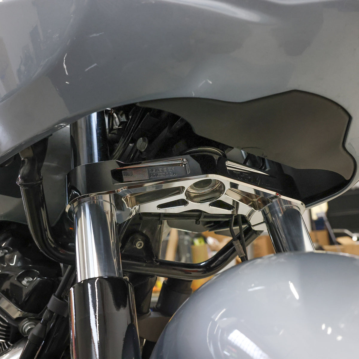 Thrashin Supply Top & Bottom Tree Kit | 2024+ Road Glide - Chrome