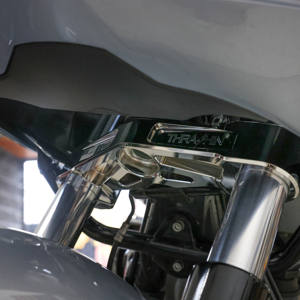 Thrashin Supply Top & Bottom Tree Kit | 2024+ Road Glide - Chrome