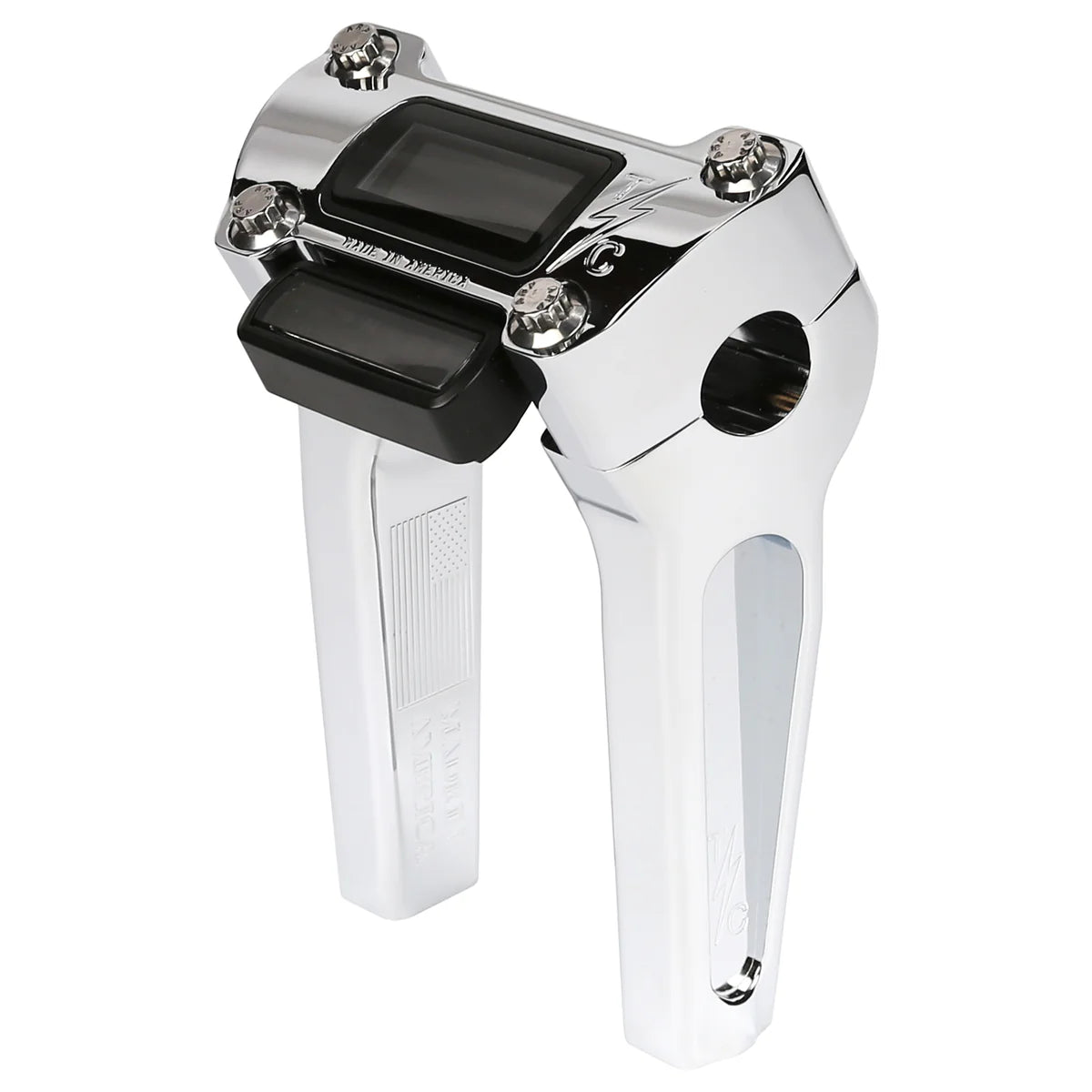 6" Straight Thrashin OG Risers -Black or Chrome