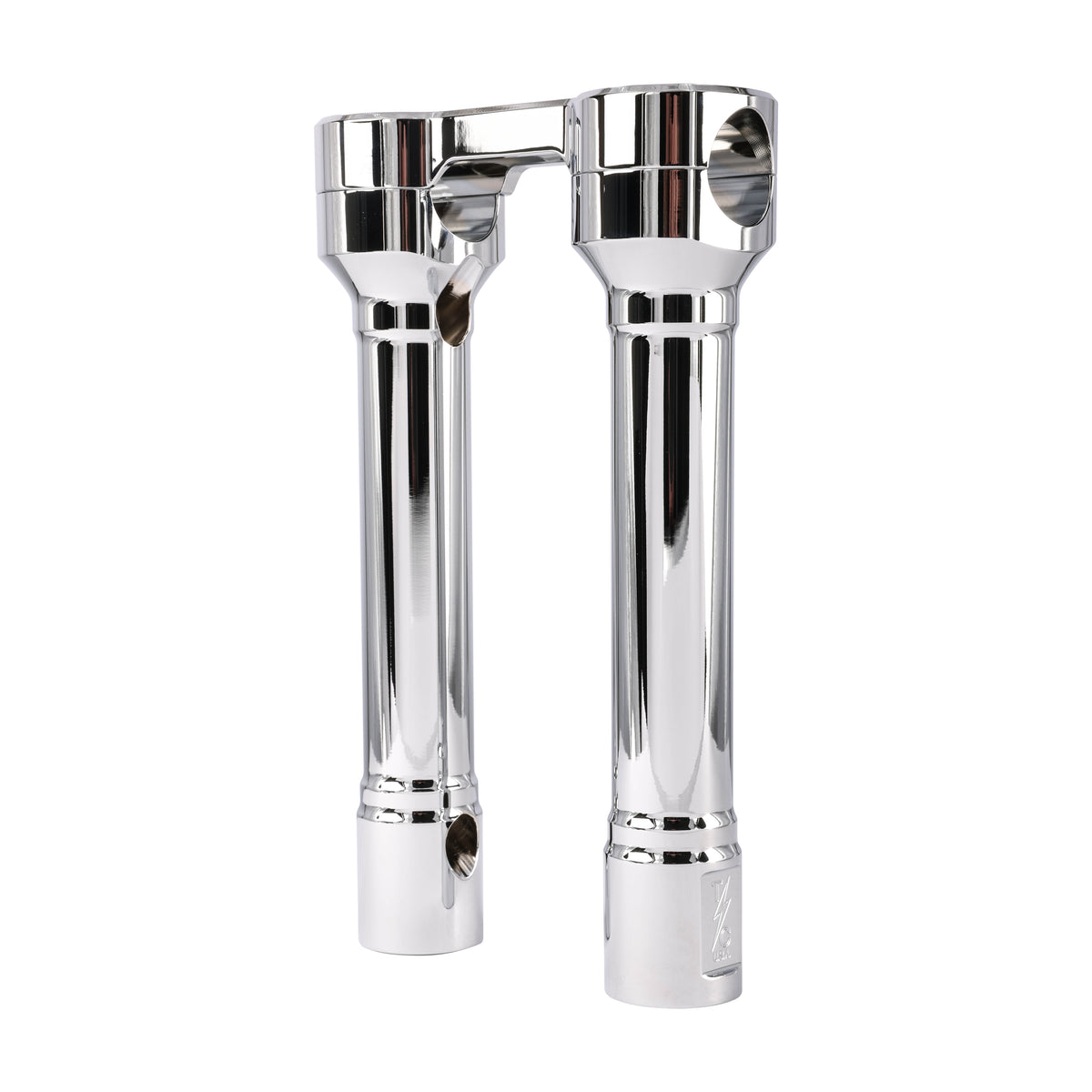 Thrashin Hole Shot Risers - Chrome