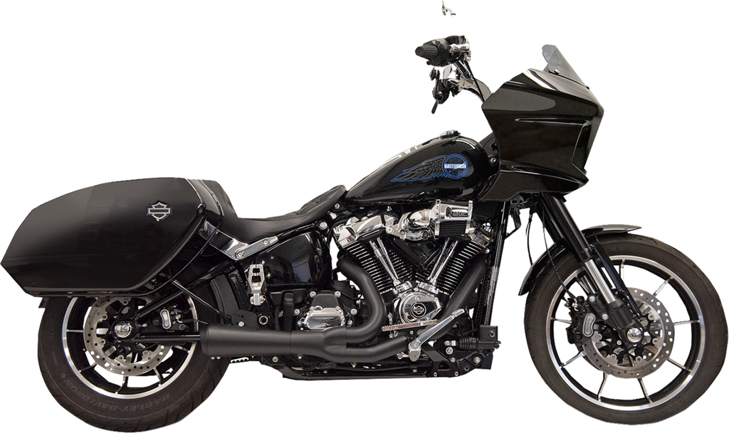 Bassani Ripper 2-1 Exhaust for 2025 Harley Low Rider ST - Black