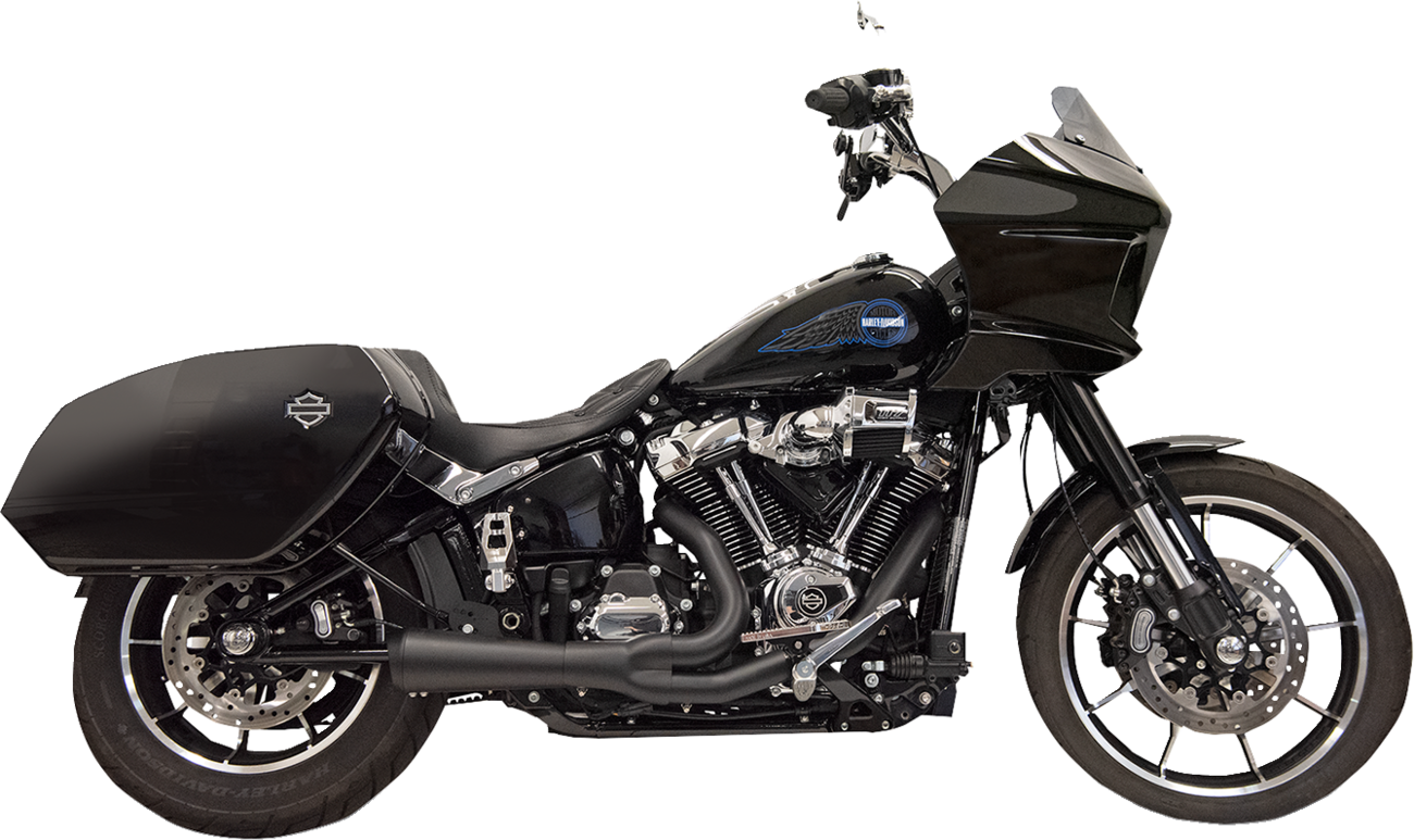 Bassani Ripper 2-1 Exhaust for 2025 Harley Low Rider ST - Black