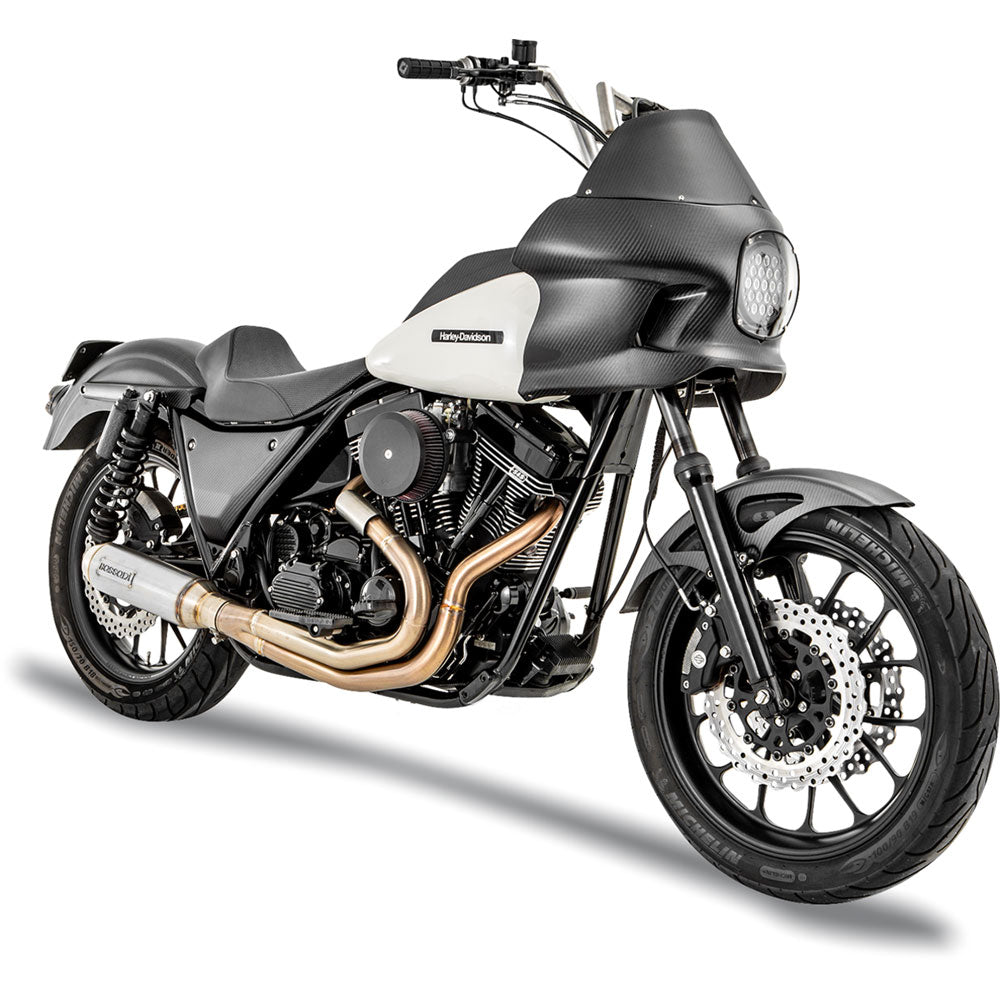 Bassani 2-1 Super Bike Exhaust for Harley FXR