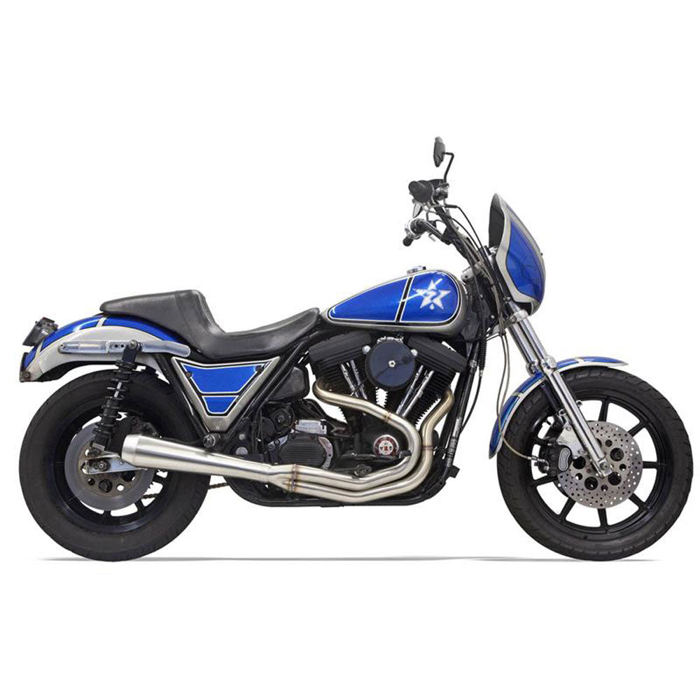 Bassani Road Rage 3 Stainless Exhaust for Harley FXR