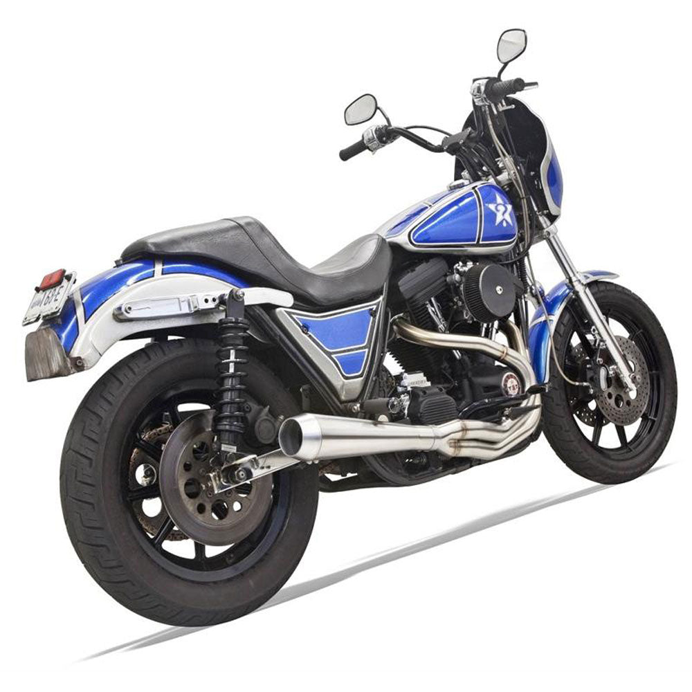 Bassani Road Rage 3 Stainless Exhaust for Harley FXR