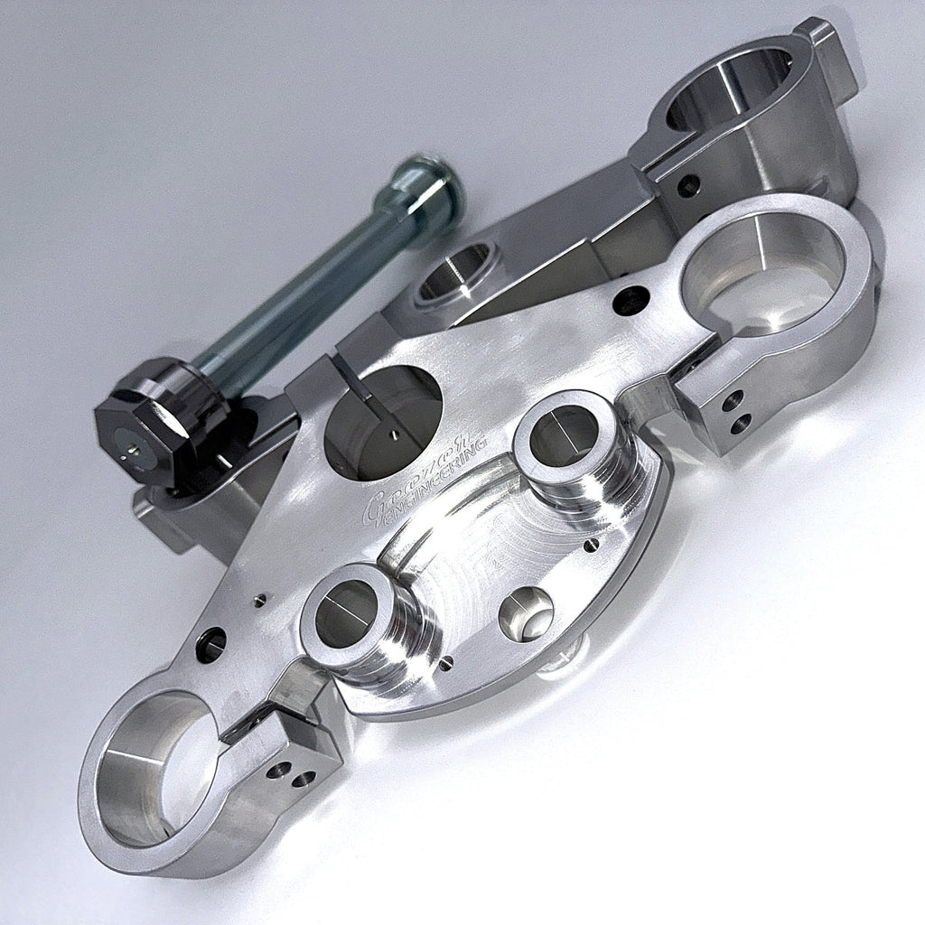 Geezer Engineering Reduced Trail Triple-Tree Kit for Harley 2014 & later Touring Models